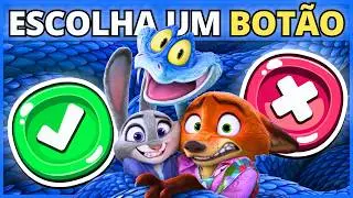 🟢🔴 Escolha um Botão| SIM ou NÃO | Edição: Zootopia 2 🦊| #buuquiz #quiz #zootopia