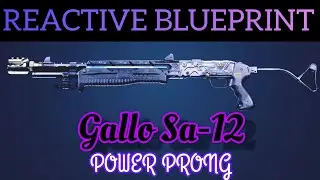Warzone- Gallo Sa-12 (Reactive Power Prong Blueprint) #shorts