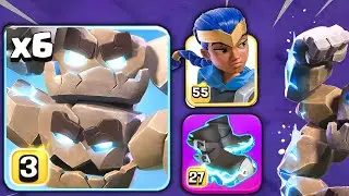 New Meta After UPDATE: RC Charge Meteor Golem (Learning) | TH18 Rank Battle Attacks Strategy
