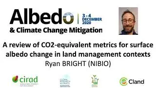 A review of CO2-equivalent metrics for surface albedo change in land management contexts