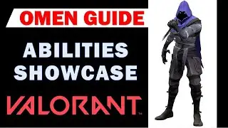 Valorant: Omen Abilities Showcase | Omen Guide | Teleportation, Shrouded Step, Paranoia, Dark Cover