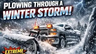 Plowing Through a Winter Storm to Rescue My BMW (SnowDogg MDII in Action)