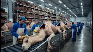 Behind the Scenes: How Camel Become Food | Modern Meat Production