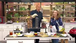 Technique 2-Pc Small & Large S/S Mesh Rolling Grill Baskets on QVC
