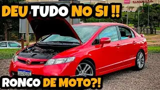 SAIU NO LAUNCH CONTROL !! CIVIC SI ACELERANDO + ESCAPAMENTO @rrperformance !!