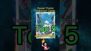 Top 5 RAREST Chatot Pok&eacute;mon Cards 👀 #shorts #temporalforces #pokemontcg