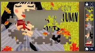 Cozy Autumn 🍂🍁 Sip ☕//Relaxing jigsaw puzzle 🧩//@jigsawpuzzle45 