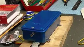Trusco T-190 Tool Box tenkara fly fishing chest pack conversion