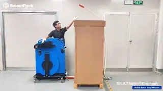 Ergonomic Pallet Strap Machine Trial Run Demo | SelectPack&trade;️ | #manufacturer #shorts #strapping