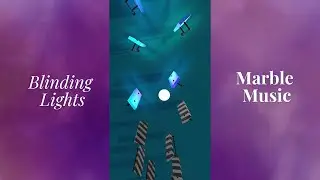 Blinding lights Marble Music #marblemusic #musicball #marbleasmr #satisfying
