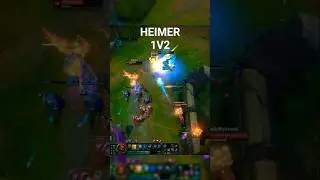 Heimerdinger 1v2 Kayle & Lee sin #leagueoflegends #lol #1v2 #heimerdinger #leesin