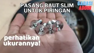 Jangan Salah Ukuran Baut Slim Stainless Piringan Cakram