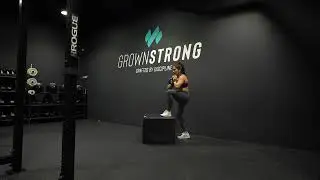 Kettlebell Goblet Box Step Over