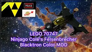 Tron Is Black: LEGO- Ninjago 70747 Cole's Felsenbrecher Blacktron Color MOD