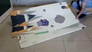 TAPETE INFANTIL DOBR&Aacute;VEL 1,80x1,20M BORA BABY