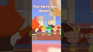Dino Fun Facts 🦕🦖 #kiddopia #madeforkids #preschoolathome #homeschooling