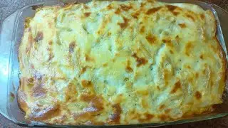مكرونة بالبشاميل باللحم سهلة وطعم مطاعم Classic Baked Bechamel Pasta with Minced Meat Easy&Creamy