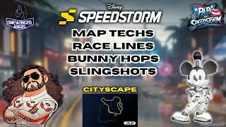 Toon Village V3 Map Techs | Bunny Hops & Slingshot Lines | Disney Speedstorm Pro Racing Guide