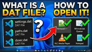 How to Open .DAT Files in Windows (Quick & Easy Guide)