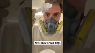 How to mix filler for surfboard dings