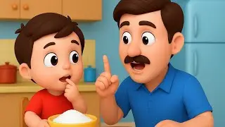 Johny Johny Yes Papa 😍 | Fun 3D Cartoon Nursery Rhyme for Kids | Baby Songs