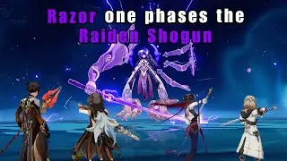 RAZOR ONE PHASES RAIDEN SHOGUN BOSS FIGHT!