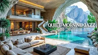 Quiet Morning Jazz in a Lakeside Cave - Smooth Jazz & Nature Sounds for a Positive Start to the Day