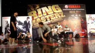 bboy cfat(big south crew) vs bboy small river (halley crew)
