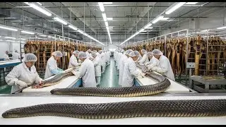 Manufacturing Process | Milking the World's Most Venomous Snakes for Antivenom (Full Process ASMR)