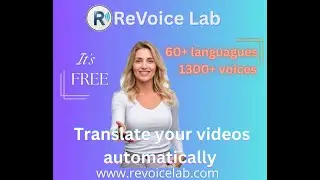 How to translate Audio file using ReVoiceLab - English Tutorial Video