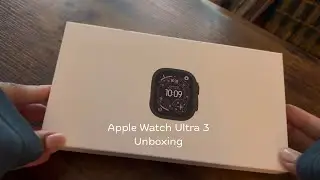 🖤 Apple Watch Ultra 3 unboxing 