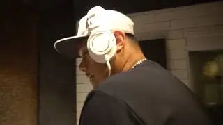 DJ Fuzz spinning at his studio #vlog