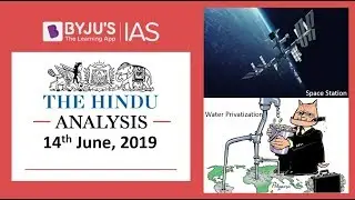 'The Hindu' Analysis for 14th June, 2019 (Current Affairs for UPSC/IAS)
