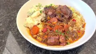Hearty Oxtail and Creamy Bacon, Broccoli and Potato salad | Comfort food for that cozy day