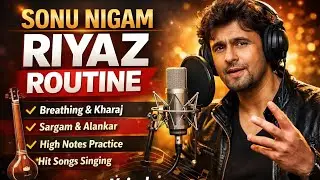 Sonu Nigam Riyaz Routine | Daily Singing Practice for High Notes & Sur Control