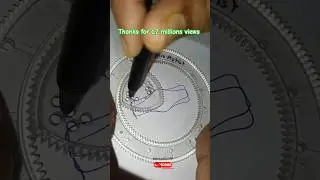 So beautiful spirograph drawing 😍 😍. #asmr #satisfying #shorts