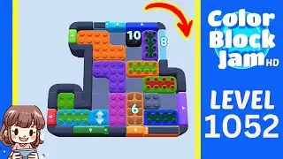 Color Block Jam Level 1052 Solution Walkthrough