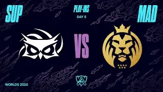 SUP vs. MAD - Game 1 | Play-In Knockouts Day 1 | 2020 World Championship