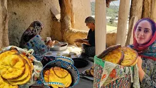 🥞Peaceful Village Life & Cooking | Traditional Flatbread in Clay Oven