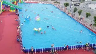 Gutefun large commercial above ground swimming pool manufacturer