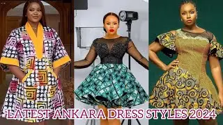 Simple & Latest Short Ankara Gowns 2024 | New Ankara Style For Ladies