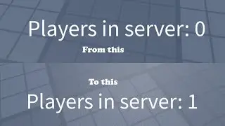 How to make a PlayerCount on Roblox Studio | Tutorial |