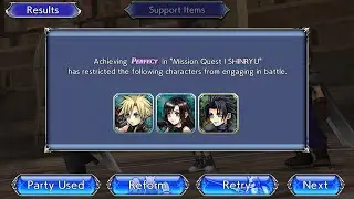 DFFOO Mission Quest 2 Crystal Room Support Campaign Stage 1 (Cloud + Tifa + Zack)