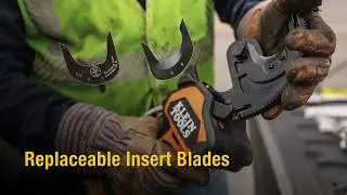 Klein Tools Battery-Operated Cu/Al Closed-Jaw Cutter, 2 Ah