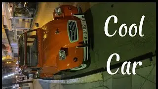 Cool Car.  Retro Car.  Amazing Meeting  Orange  Citroen. Torrevieja Alicante Spain