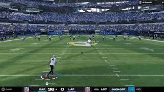 MADDEN 25 - LOS ANGELES RAMS VS. CAROLINA PANTHERS - LIVE GAMEPLAY - PLAYOFF GAME