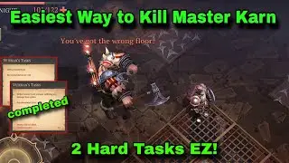 Grim Soul - Easiest Way To Kill Master Karn | Donguen Of The Torture 3rd Floor | Veteran Task 