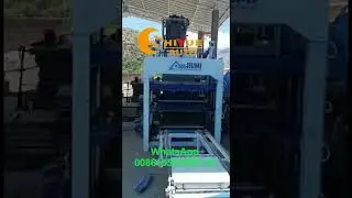 How to make concrete hollow block paving bricks hydraulic block making machine