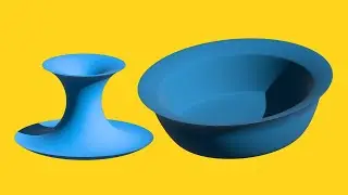 Making a Quick 3D Bowl or Vase in Adobe Illustrator Tutorial