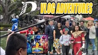 POWER RANGERS ONCE & ALWAYS NETFLIX EVENT - LEGENDARRYL VLOG